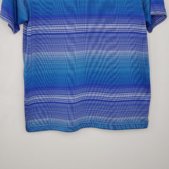 PGA Tour Men's Striped Golf Golfing Polo Shirt Size Size L - Picture 7 of 11